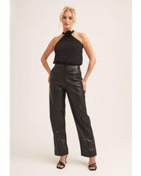Gini London - Halter Neck Corsage Loose Fit Top - Lyst