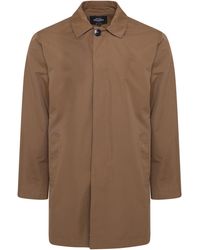 Harry Brown London - Mud Single Breasted Trench Coat - Lyst