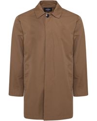 Harry Brown London - Mud Single Breasted Trench Coat - Lyst