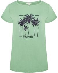 Esprit - Ladies T-Shirt Cotton - Lyst