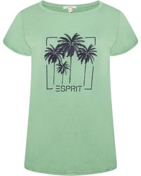Esprit - Ladies T-Shirt Cotton - Lyst