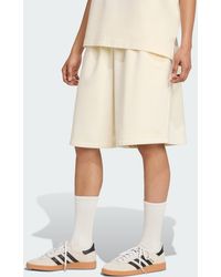 adidas Originals - Essentials Linear Shorts Oversized - Lyst