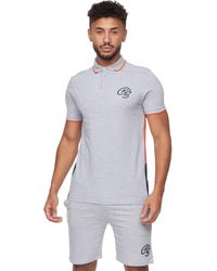 Crosshatch - Balamere Polo And Shorts Set Marl) Cotton - Lyst
