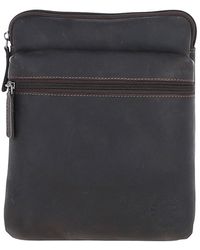 Leather Company - 'Berlin' Real Messenger Crossbody Bag - Lyst