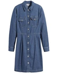 Levi's - Ellie Denim Jurk (Denim) - Lyst