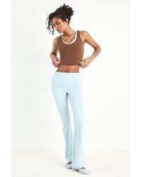 DSGN Studio - Sculpt Fold Over Waist Flared Legging - Lyst