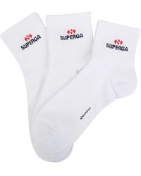Superga - Adult Logo Ankle Socks (Pack Of 3) - Lyst
