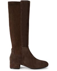 Carvela Kurt Geiger - Suede Gaia Knee Boots - Lyst