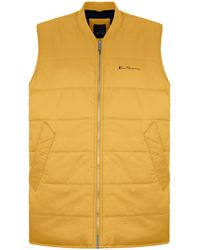 Ben Sherman - Quilted Gilet - Lyst