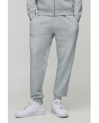 BoohooMAN - Basic Bm Signature Regular Fit Jogger - Lyst