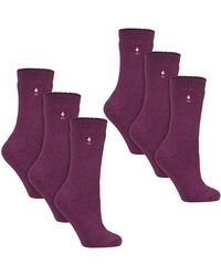 Heat Holders - 6 Pairs Ladies Original Thick Winter Thermal Socks - Lyst
