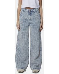 Good For Nothing - Baggy Jacquard Denim Jeans - Lyst