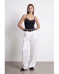 Dilvin - High-Waist Pleated Wide-Leg Trousers - Lyst