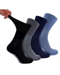 Dr.Socks - 4 Pack Bamboo Diabetic Socks With Grips For And - Lyst