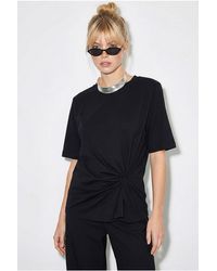 Bianco Lucci - Cotton T-Shirt - Lyst