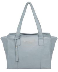 Pure Luxuries - 'Alexandra' Cashmere Leather Handbag - Lyst