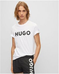 HUGO - Logo T-shirt - Lyst