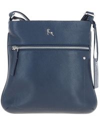Ashwood Leather - 'Edinburgh' Real Crossbody Bag - Lyst