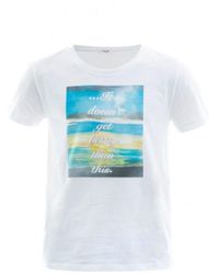 Celine - Celine Printed Cotton T-Shirt - Lyst