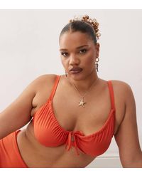 Collusion - Curve Mix And Match Underwire Bikini Top - Lyst