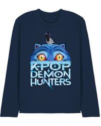 K-Pop Demon Hunters - Adult Derpy Tiger Sinking Logo Long-Sleeved T-Shirt - Lyst