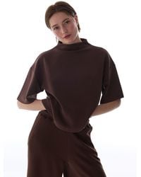 Penti - Oversized Knit Bodysuit With Crew Neck - Lyst