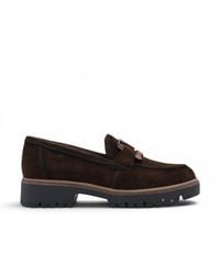 Tamaris - Bruine Suède Leren Loafer Casual Schoenen - Lyst