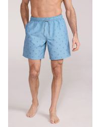 Mountain Warehouse - 'Aruba' Printed Swim Shorts Drawstring Quick Drying Swimming Trunks - Lyst