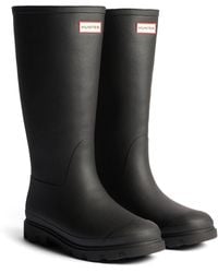 HUNTER - Downpour Tall Insulated Boot Rubber Wellington Boots - Lyst