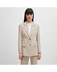BOSS - Jerela Single Breasted Jacket - Lyst