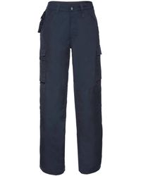 Russell - Work Wear Heavy Duty Trousers (Long) Pants (French) - Lyst