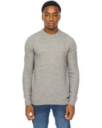 Duck and Cover - Matera Textured Knitted Jumper Marl) - Lyst