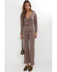 Hiccup - Accessory Detail Blouse & Pants Two-Piece Set - Lyst