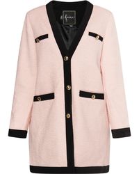 faina - Bouclé Blazer Roze - Lyst