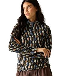 Regatta - Ladies Orla Kiely Oval Half Zip Fleece Top /Multicoloured) - Lyst
