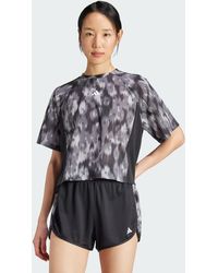 adidas - Train Essentials Allover Print Flower Tie-Dye Tee - Lyst