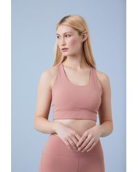 Mountain Warehouse - 'Dynamo' Mid Support Bra Lightweight Breathable Stretchy Quick Wick Polyamide - Lyst