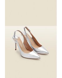 Sosandar - Sierra Leather Slingback Court Shoe - Lyst