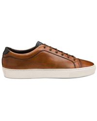 Loake - Dash Hand Painted Calf Sneaker Chestnut - Lyst