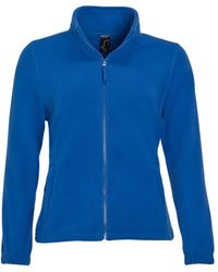 Sol's - Ladies North Full Zip Fleece Jacket (Royal) - Lyst