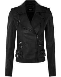 Infinity Leather - Brando Biker Jacket-Loddon - Lyst