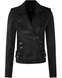 Infinity Leather - Brando Biker Jacket-Loddon - Lyst