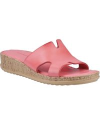 Hush Puppies - Eloise Leder Damen Korallen Sandalen - Lyst