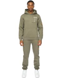 Duck and Cover - Adamsberg Hoodie And Joggers Set (Dark) - Lyst