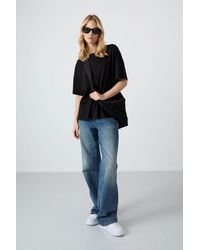 TOMMY LIFE - Oversized Cotton-Modal Crew Neck T-Shirt - Lyst