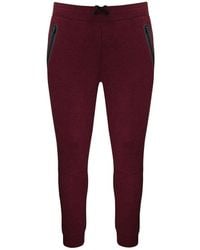 New Balance - Logo Fortitech Fleece Stretch Track Pants Mp11143 Gth Cotton - Lyst