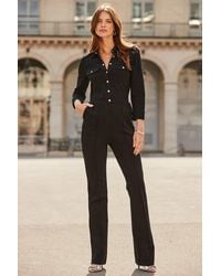 Sosandar - Utility Pocket Ponte Jumpsuit - Lyst