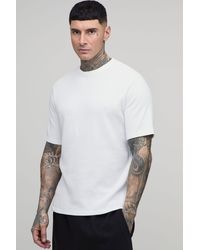 BoohooMAN - Tall Basic Regular Waffle T-Shirt - Lyst