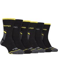 Jeep - 6 Pack Heavy Duty Work Socks With Reinforced Heel And Toe - Lyst