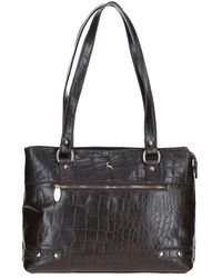 Ashwood Leather - 'Velutto Eleganza' Zip Mid Section Real Shoulder Bag - Lyst